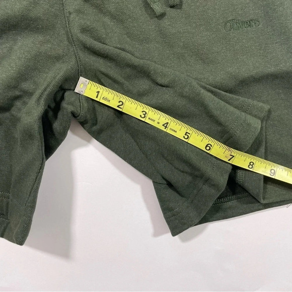 New Oliver’s Apparel Sweat Shorts Green Small - Picture 3 of 5